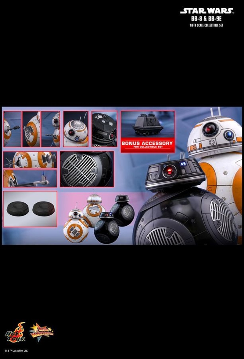 Star Wars - BB-8 & BB-9E Episode VIII The Last Jedi 1:6 Scale Action Figure Set/Product Detail/Figurines