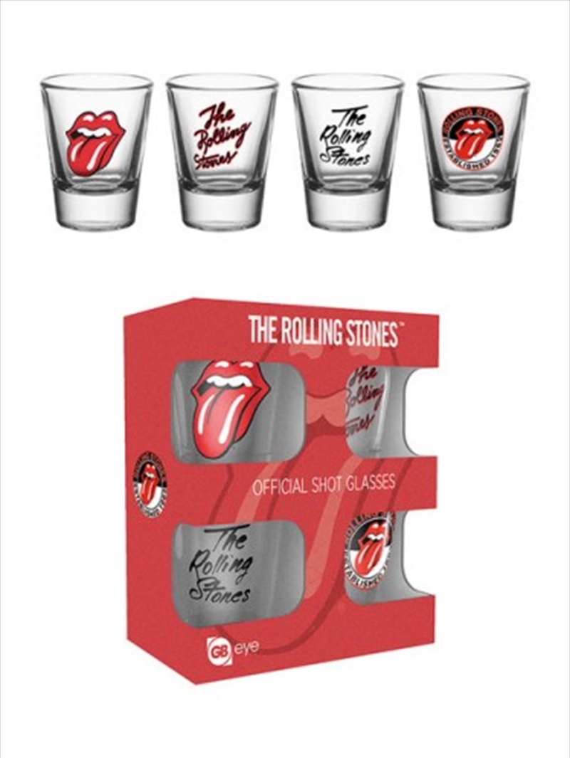 The Rolling Stones Mix Shot Glasses/Product Detail/Glasses, Tumblers & Cups