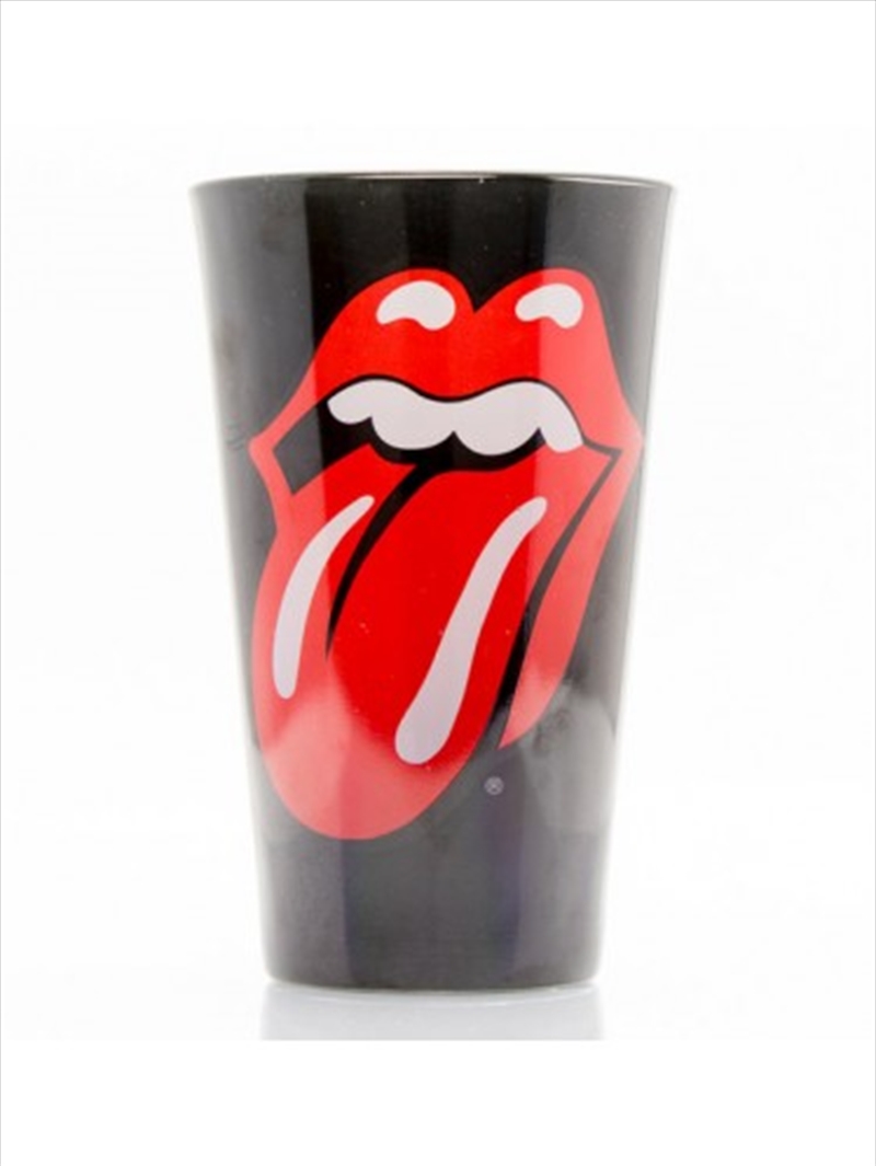 The Rolling Stones Logo Coloured Large Glass/Product Detail/Glasses, Tumblers & Cups