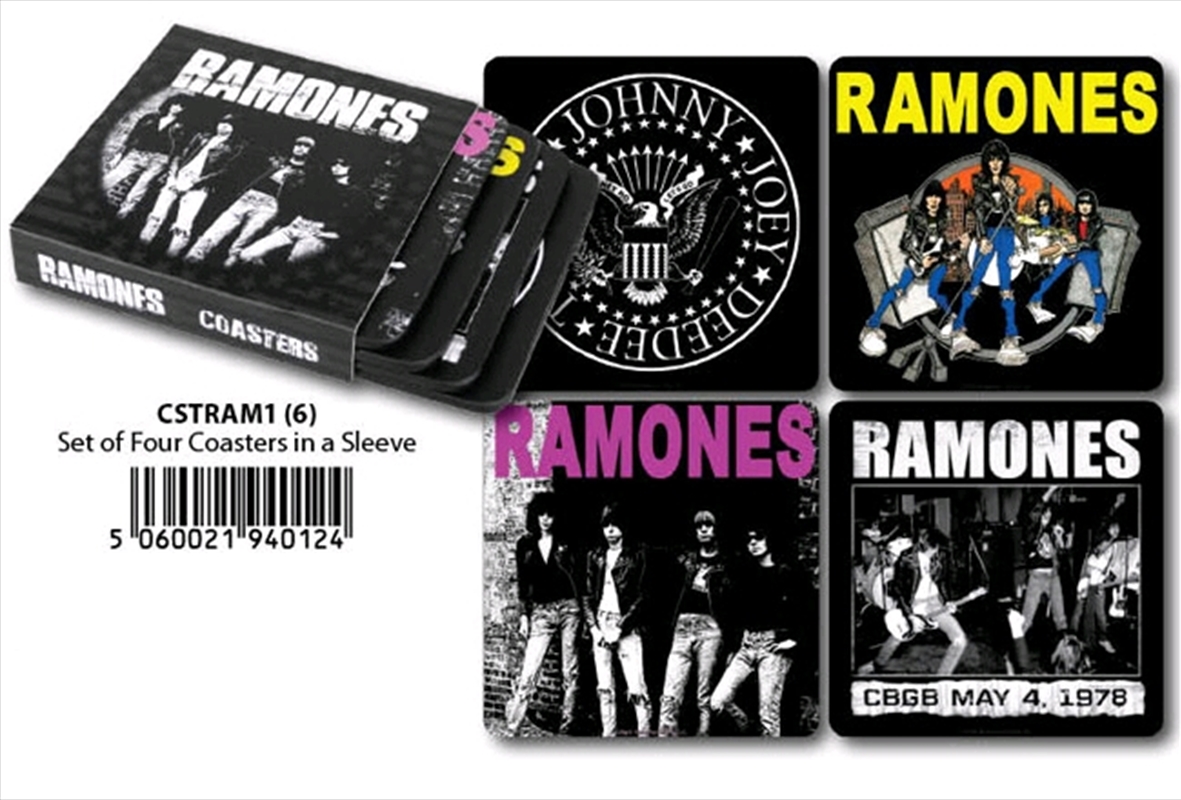 Ramones - Coasters Set Of 4 In Sleeve/Product Detail/Coolers & Accessories