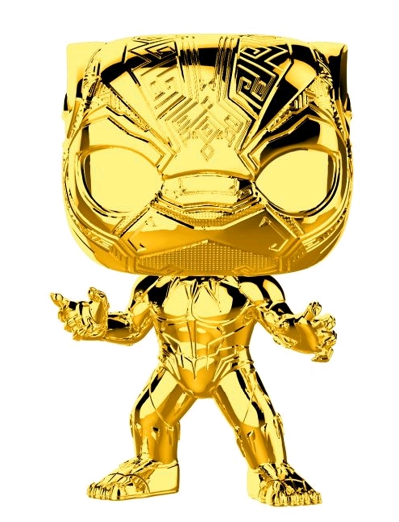 Marvel Studios 10th Anniversary - Black Panther Gold Chrome Pop! Vinyl/Product Detail/Movies