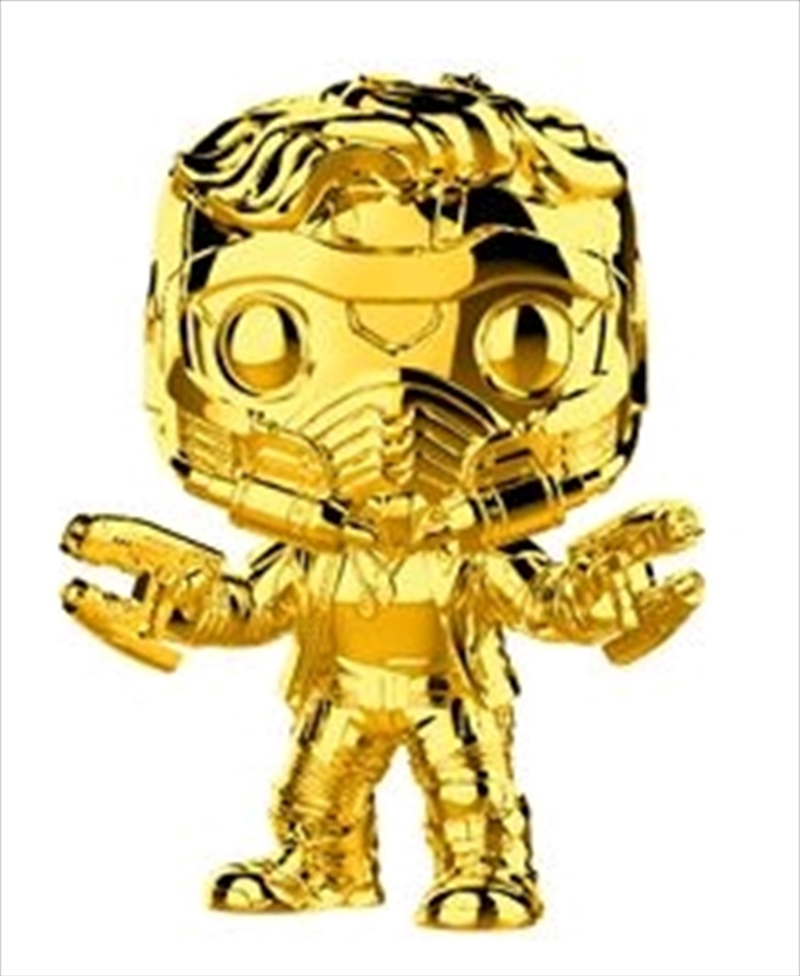 Marvel Studios 10th Anniversary - Star-Lord Gold Chrome US Exclusive Pop! Vinyl [RS]/Product Detail/Movies