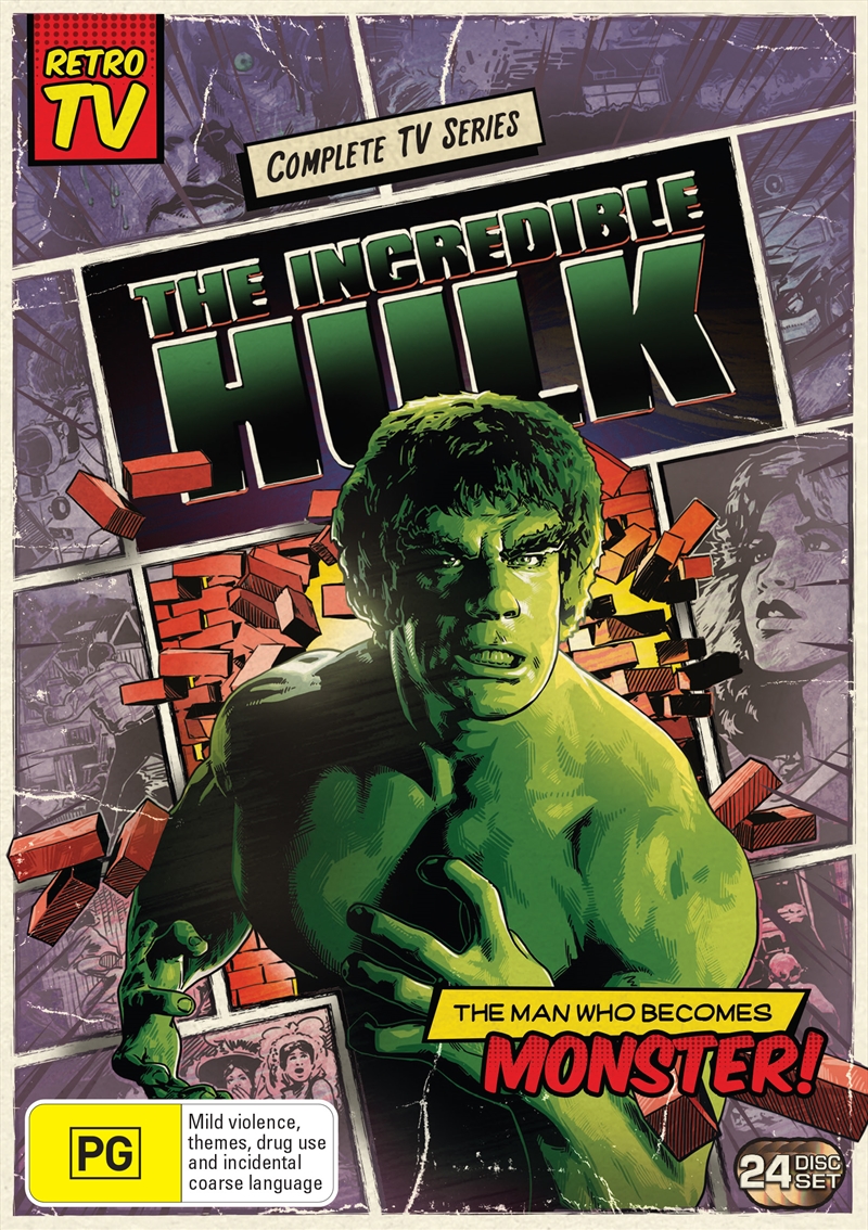 Incredible Hulk - Seasons 1-5  (SANITY EXCLUSIVE) DVD/Product Detail/Action