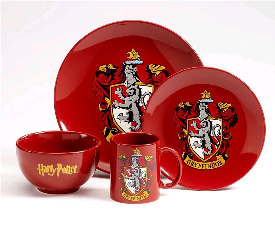Harry Potter - Gryffindor 4 Piece Ceramic Dinner Set/Product Detail/Diningware