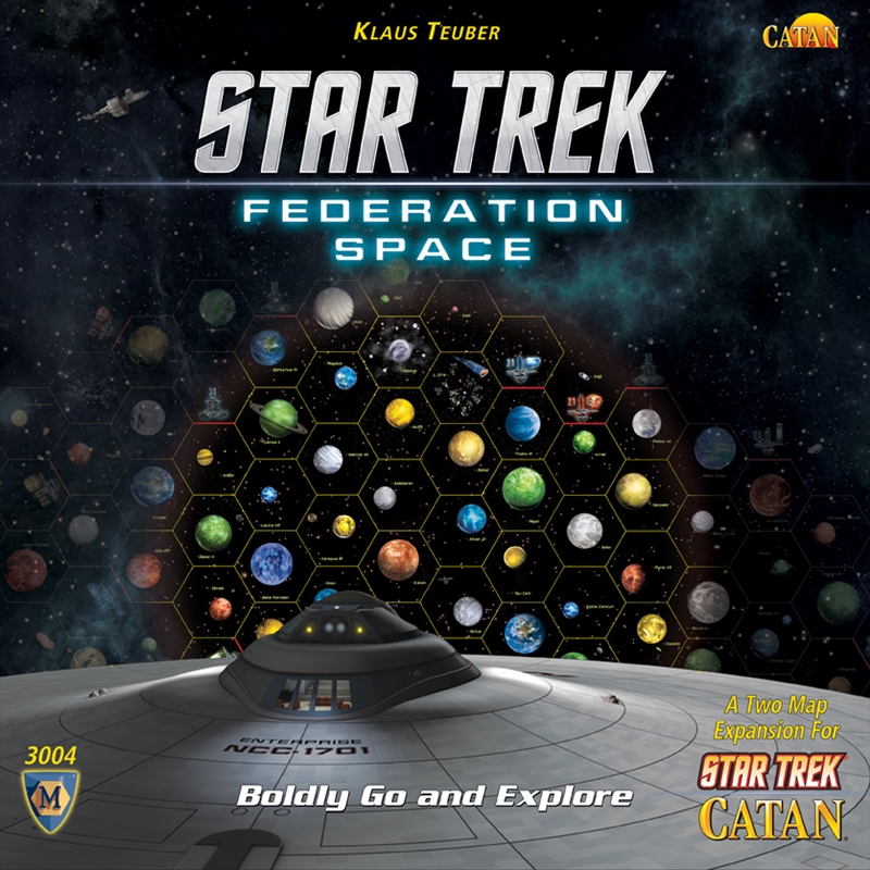 Star Trek Catan - Federation Space Map Set Board Game Expansion/Product Detail/Board Games