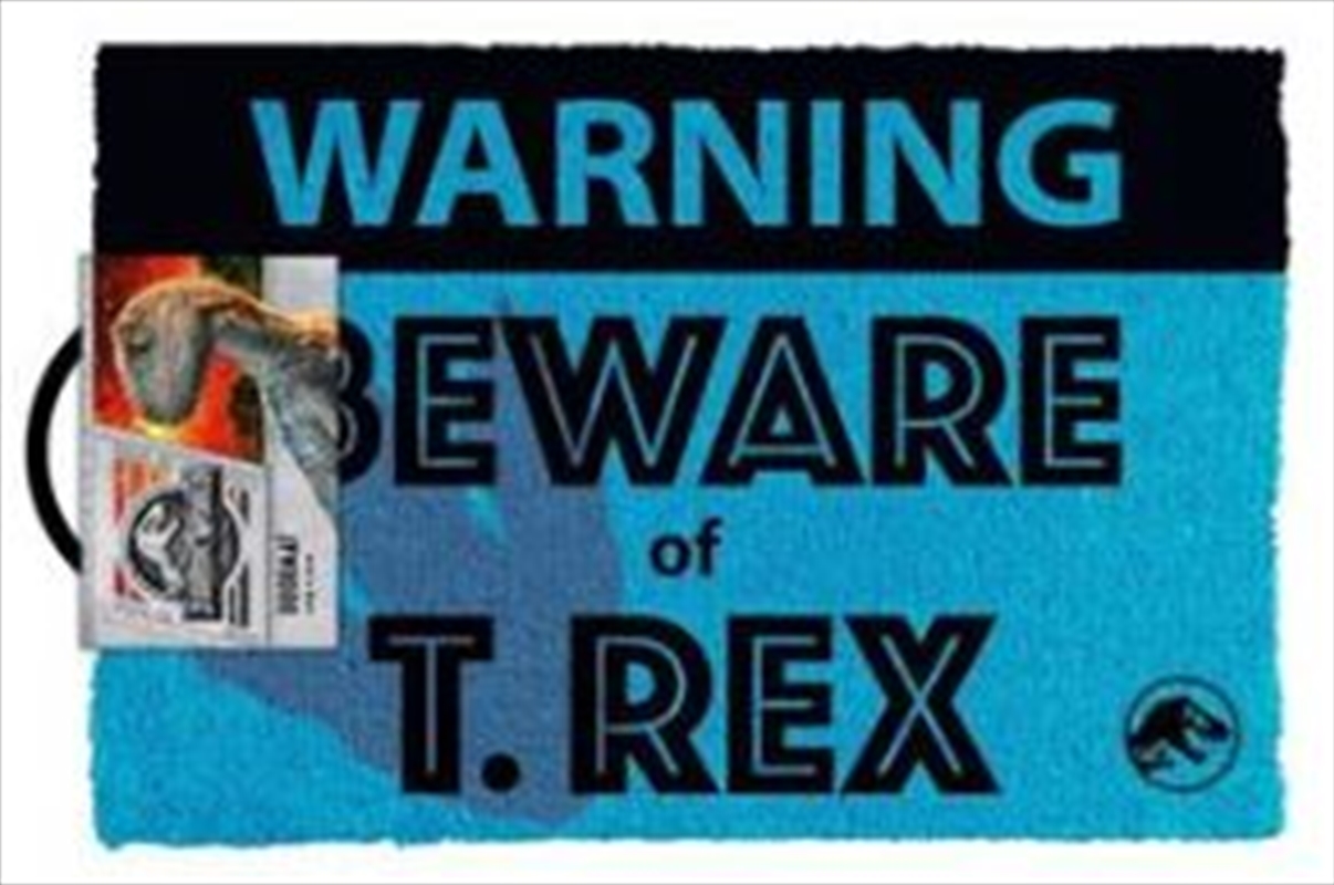 Jurassic World - Beware T.Rex Doormat/Product Detail/Doormats