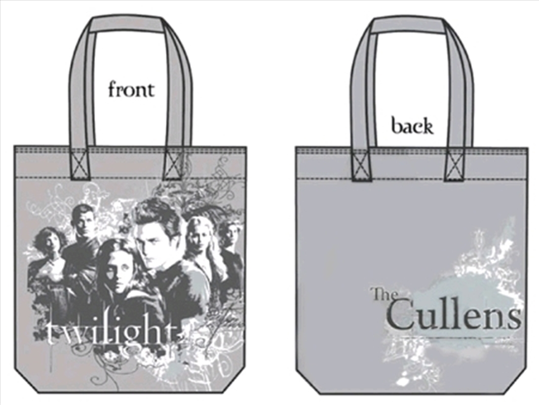 Twilight - Tote Bag Bella & Cullens (Vector Grey)/Product Detail/Bags