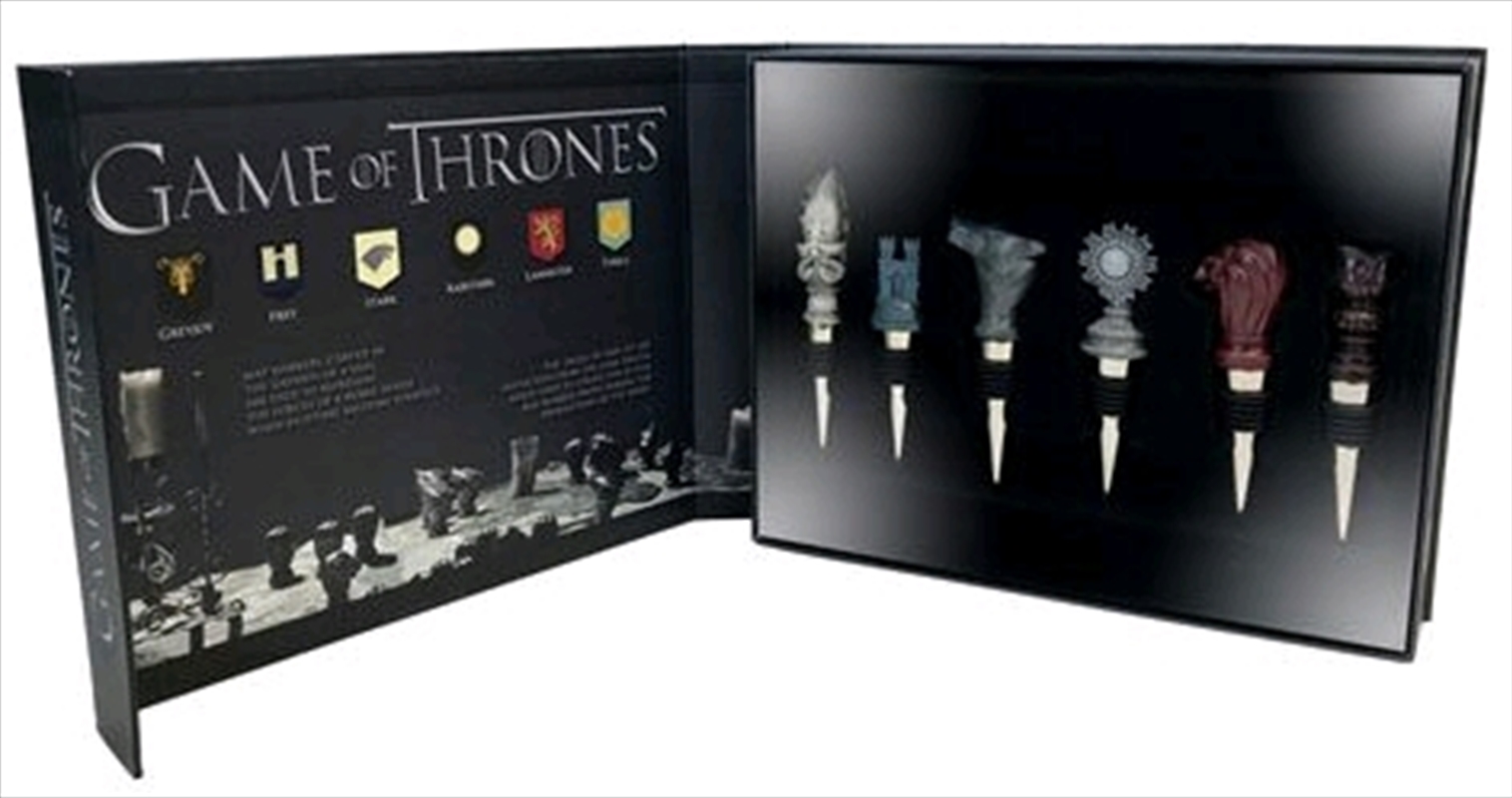 Game of Thrones - House Sigil Wine Stoppers (Set of 6)/Product Detail/Wine