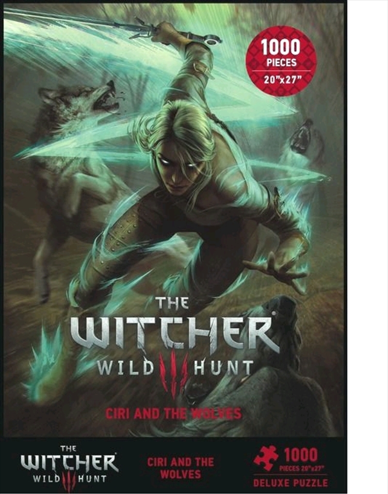 The Witcher 3: The Wild Hunt - Ciri & the Wolves 1000 piece Puzzle/Product Detail/Film and TV