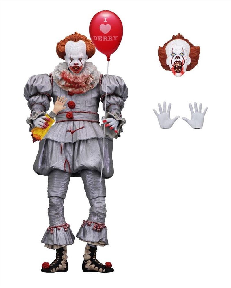It (2017) - Pennywise "I Heart Derry" 7" Figure/Product Detail/Figurines