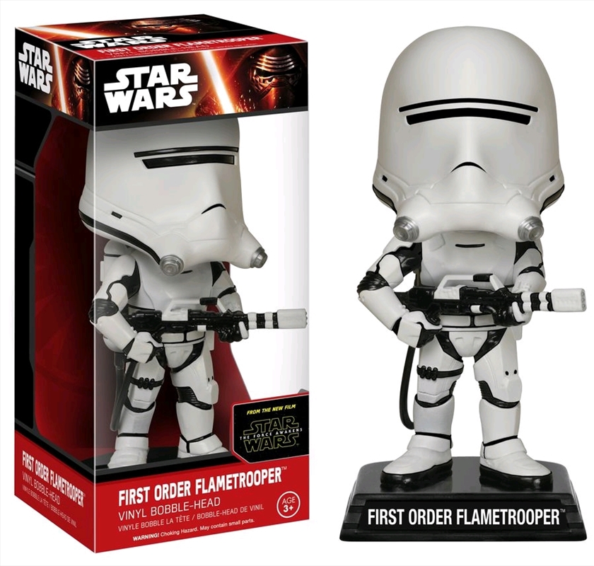 Star Wars - First Order Flametrooper Episode VII The Force Awakens Wacky Wobbler/Product Detail/Funko Collections