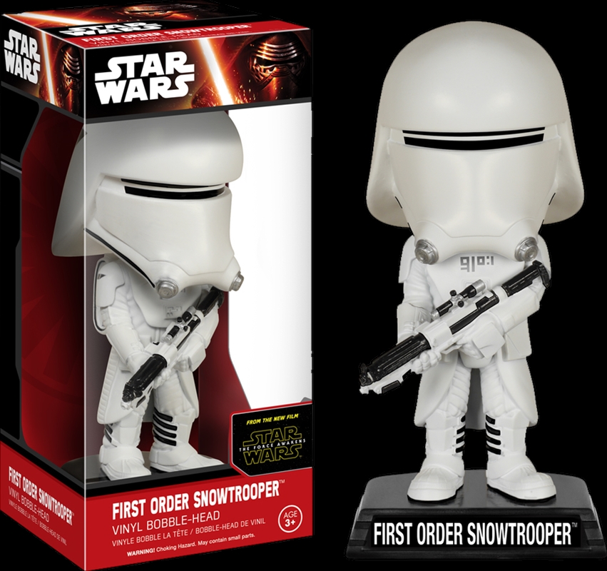 Star Wars - First Order Snowtrooper Episode VII The Force Awakens Wacky Wobbler/Product Detail/Funko Collections