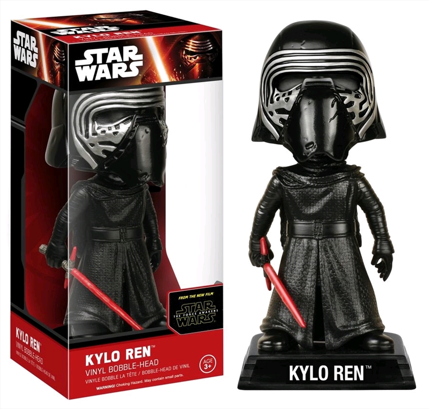 Star Wars - Kylo Ren Unhooded Episode VII The Force Awakens Wacky Wobbler/Product Detail/Figurines