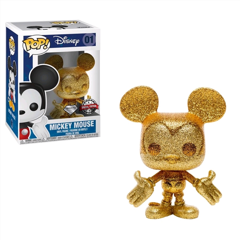 Mickey Mouse - Mickey Gold Diamond Glitter Pop! Vinyl/Product Detail/Movies