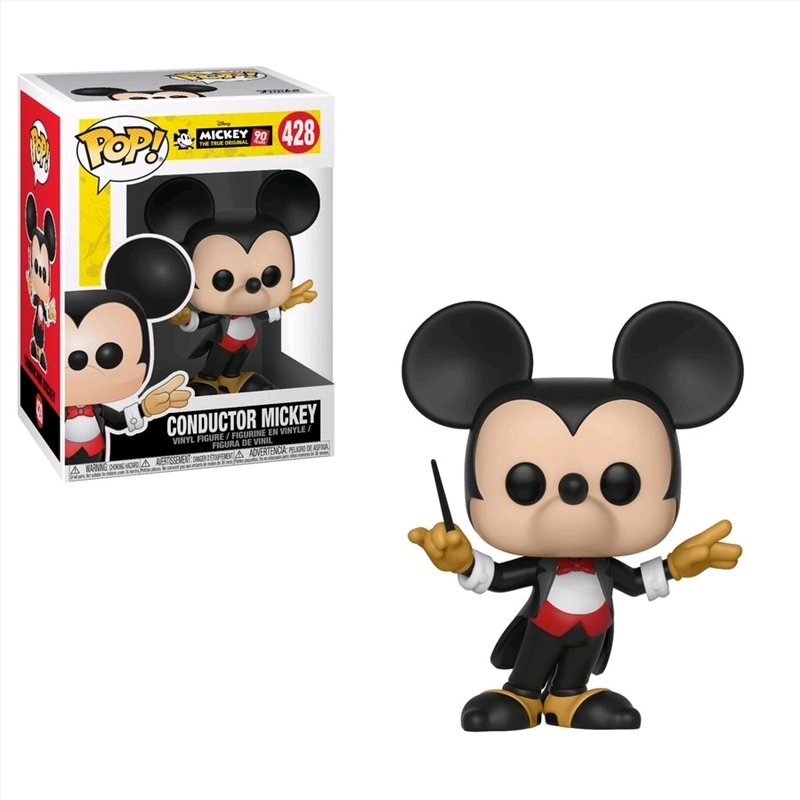 Mickey Mouse - 90th Conductor Mickey Pop! Vinyl/Product Detail/Movies