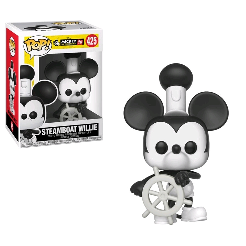 Mickey Mouse - 90th Steamboat Willie Pop! Vinyl/Product Detail/TV