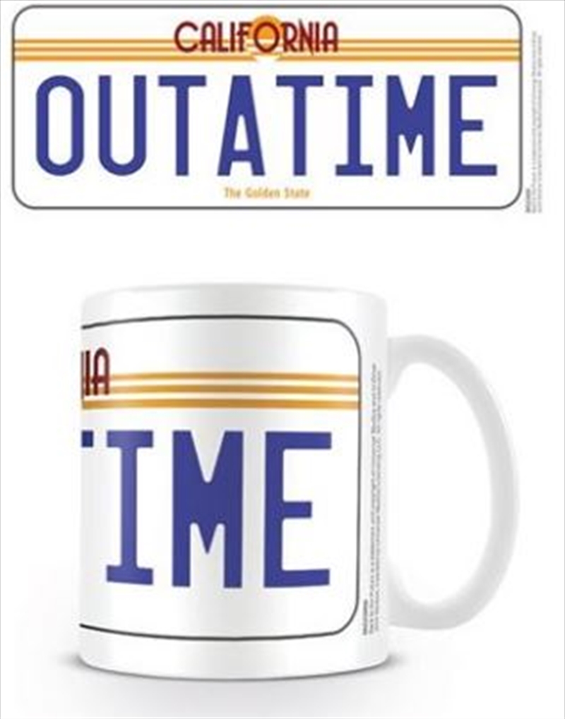 Back To The Future  - License Plate/Product Detail/Mugs