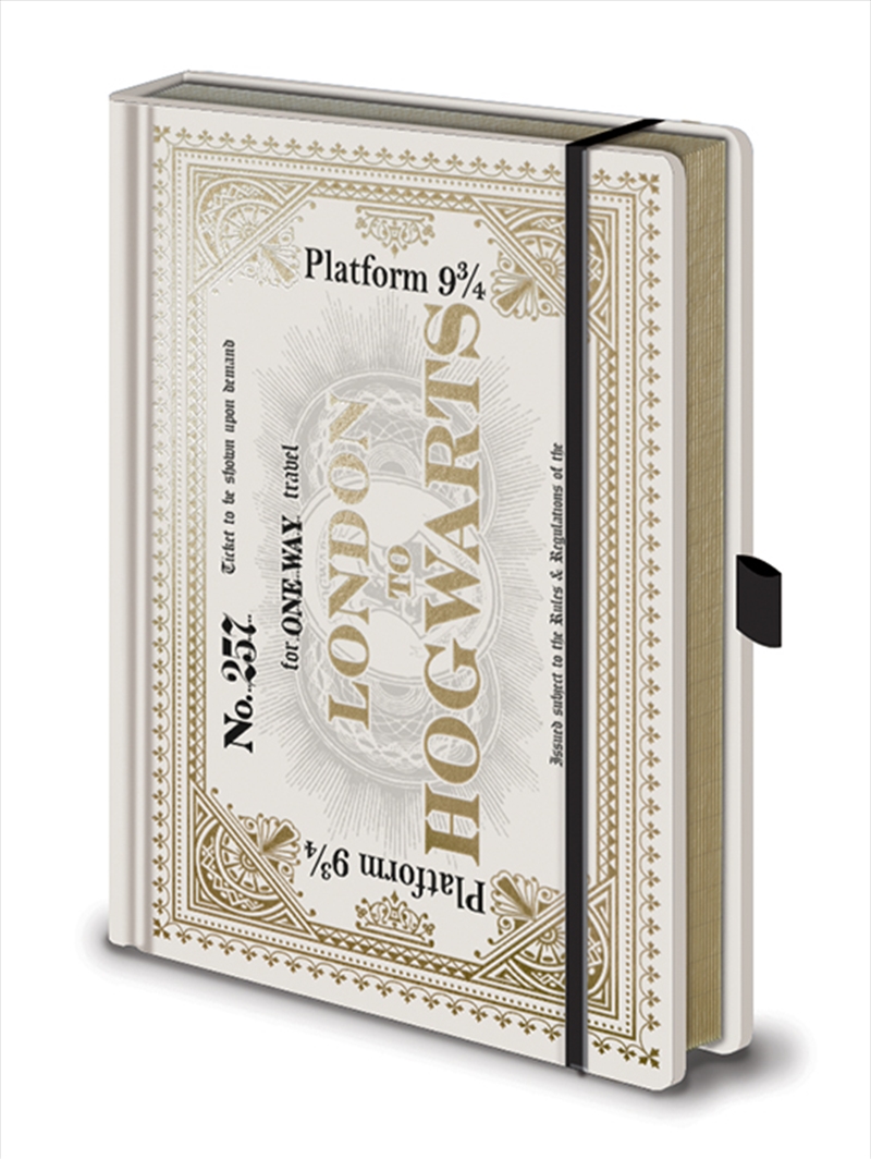 Harry Potter - Hogwarts Ticket A5 Premium Notebook/Product Detail/Notebooks & Journals