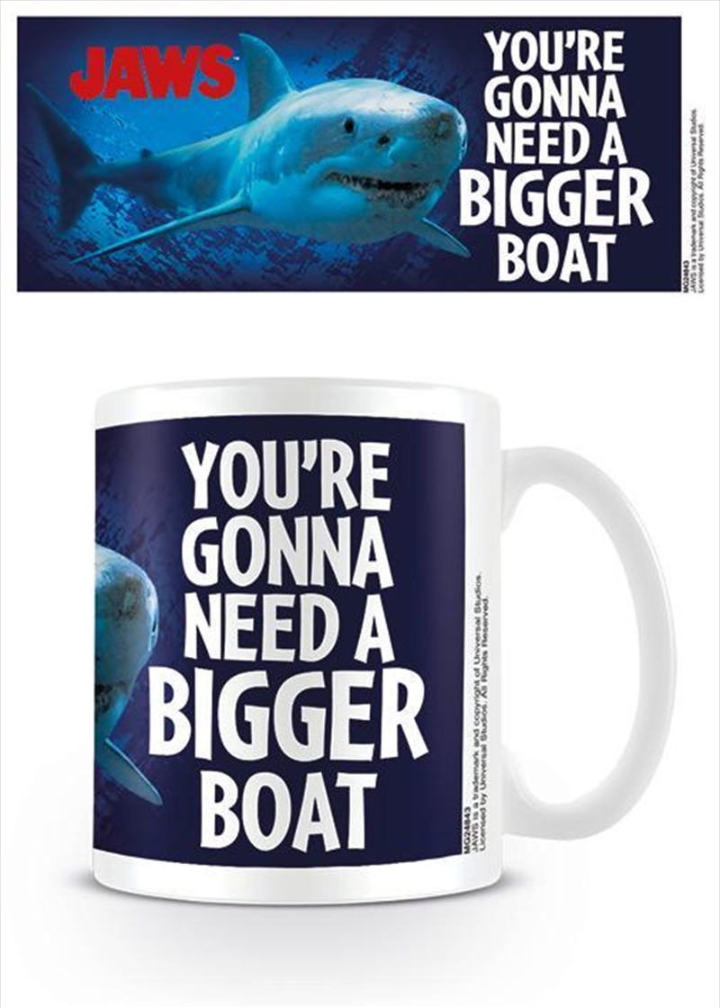 Buy Jaws Bigger Boat Mug, Jaws Drinkware Sanity