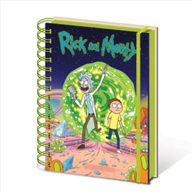 Rick & Morty Portal A5 Notebook/Product Detail/Notebooks & Journals