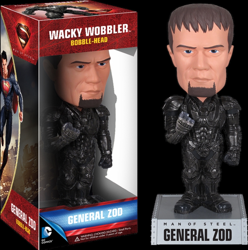 Superman: Man of Steel - Gen. Zod Wacky Wobbler/Product Detail/Funko Collections
