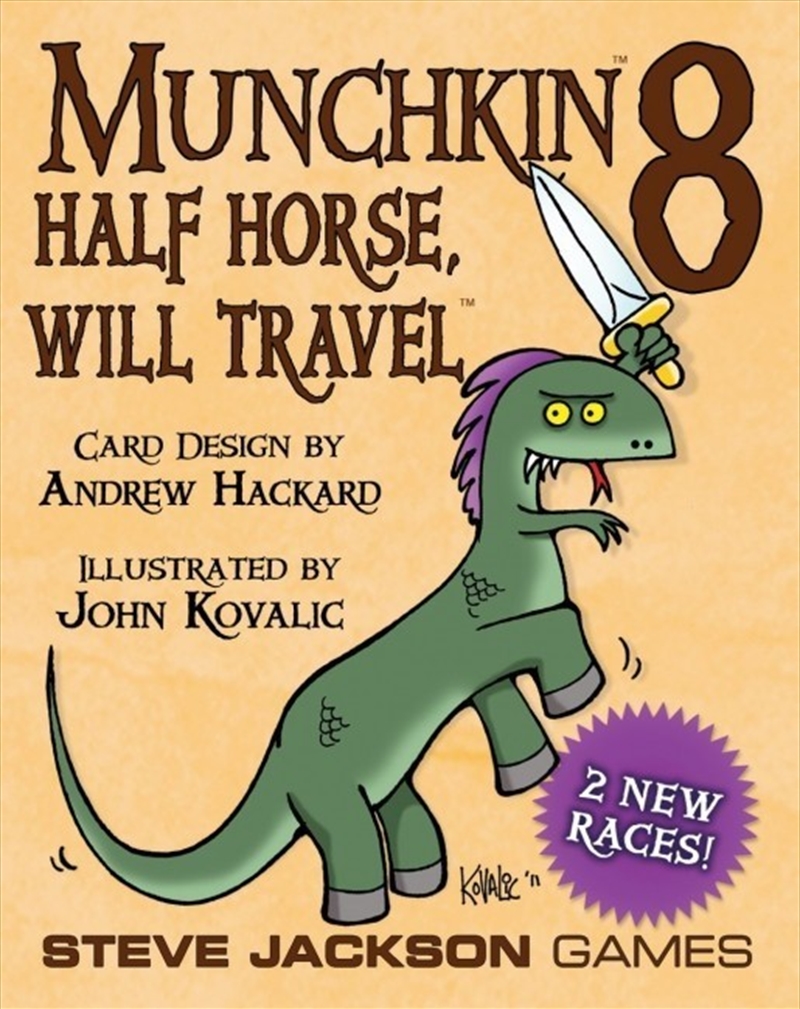 Munchkin 8 Half Horse, Will Travel/Product Detail/Card Games