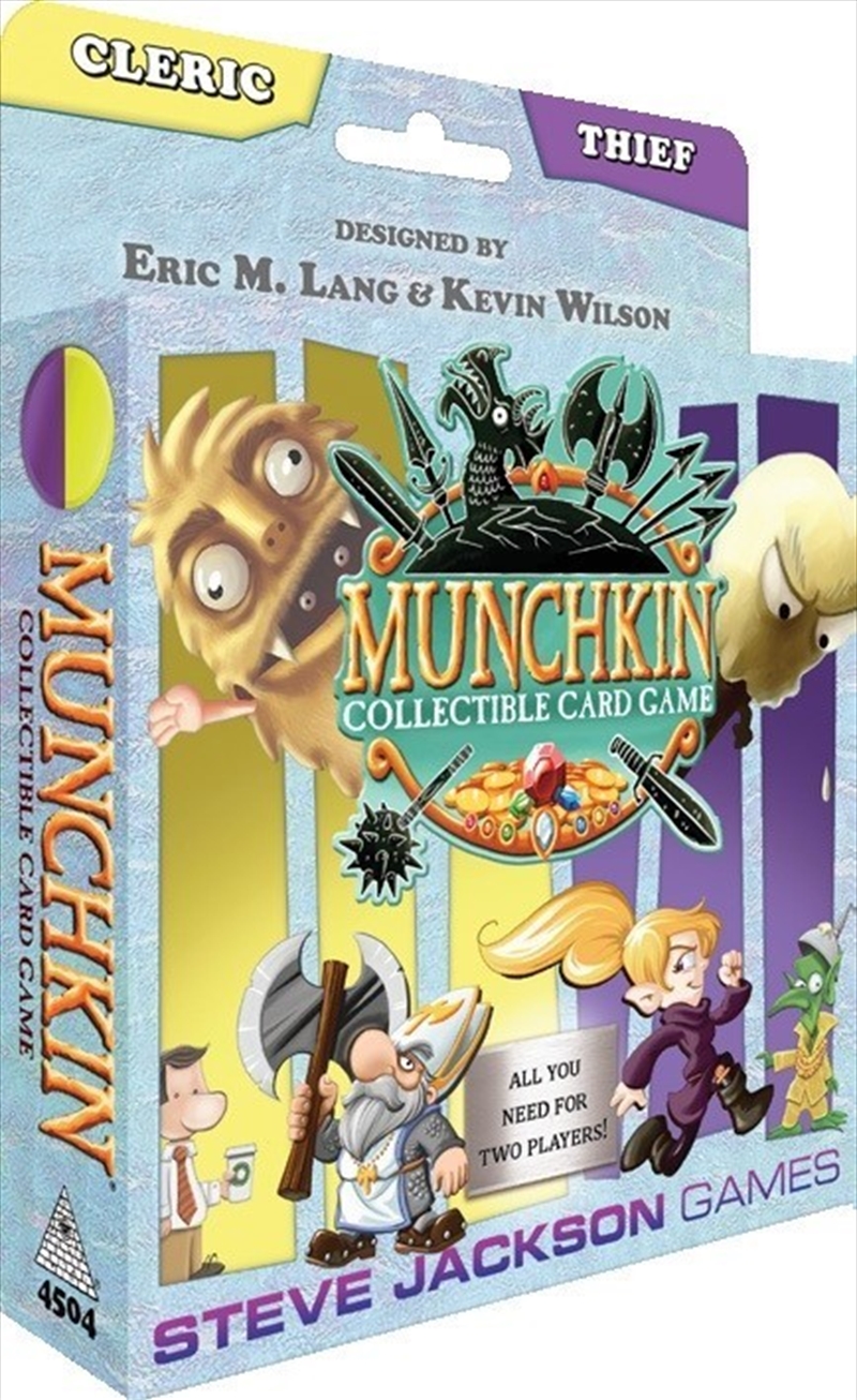 Munchkin Collectable Card Game Cleric and Thief Starter Set | Merchandise