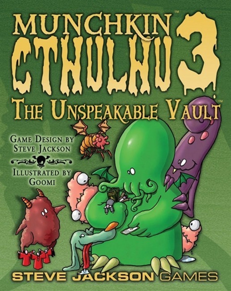 Munchkin Cthulhu 3 the Unspeakable Vault | Merchandise