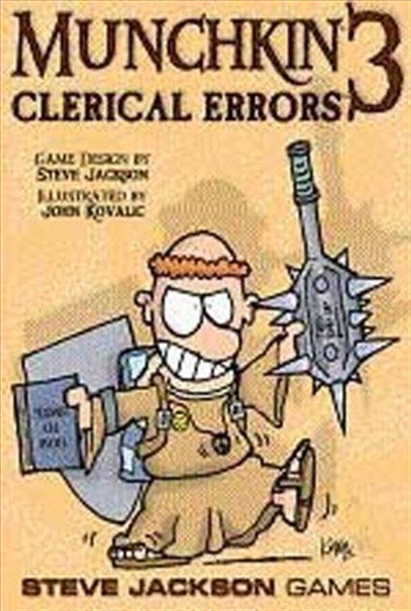 Munchkin 3 Clerical Errors/Product Detail/Card Games