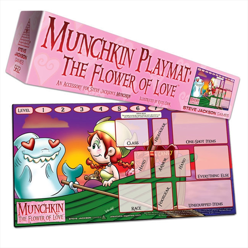 Munchkin Playmat - The Flower of Love (Katie Cook) | Merchandise