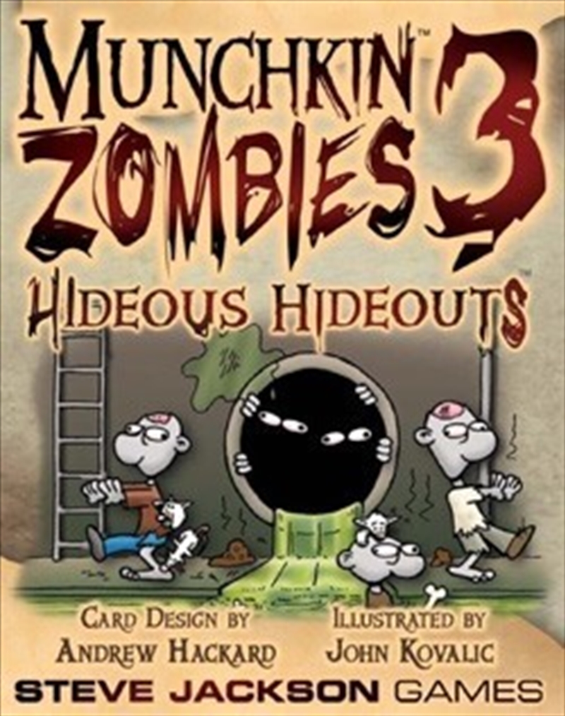 Munchkin Zombies 3 Hideous Hideouts/Product Detail/Card Games