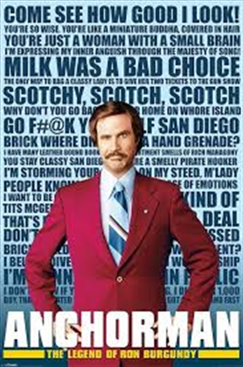 Anchorman Quotes Poster/Product Detail/Posters & Prints