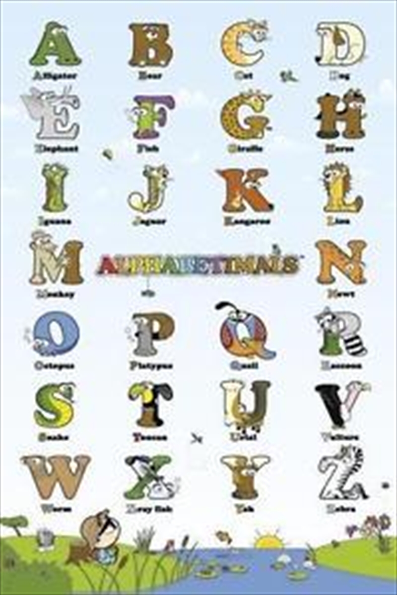 Animal Alphabet Poster/Product Detail/Posters & Prints