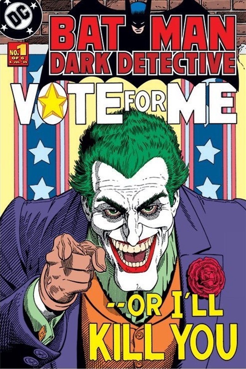DC Comics - Batman Retro Joker Vote Me/Product Detail/Posters & Prints