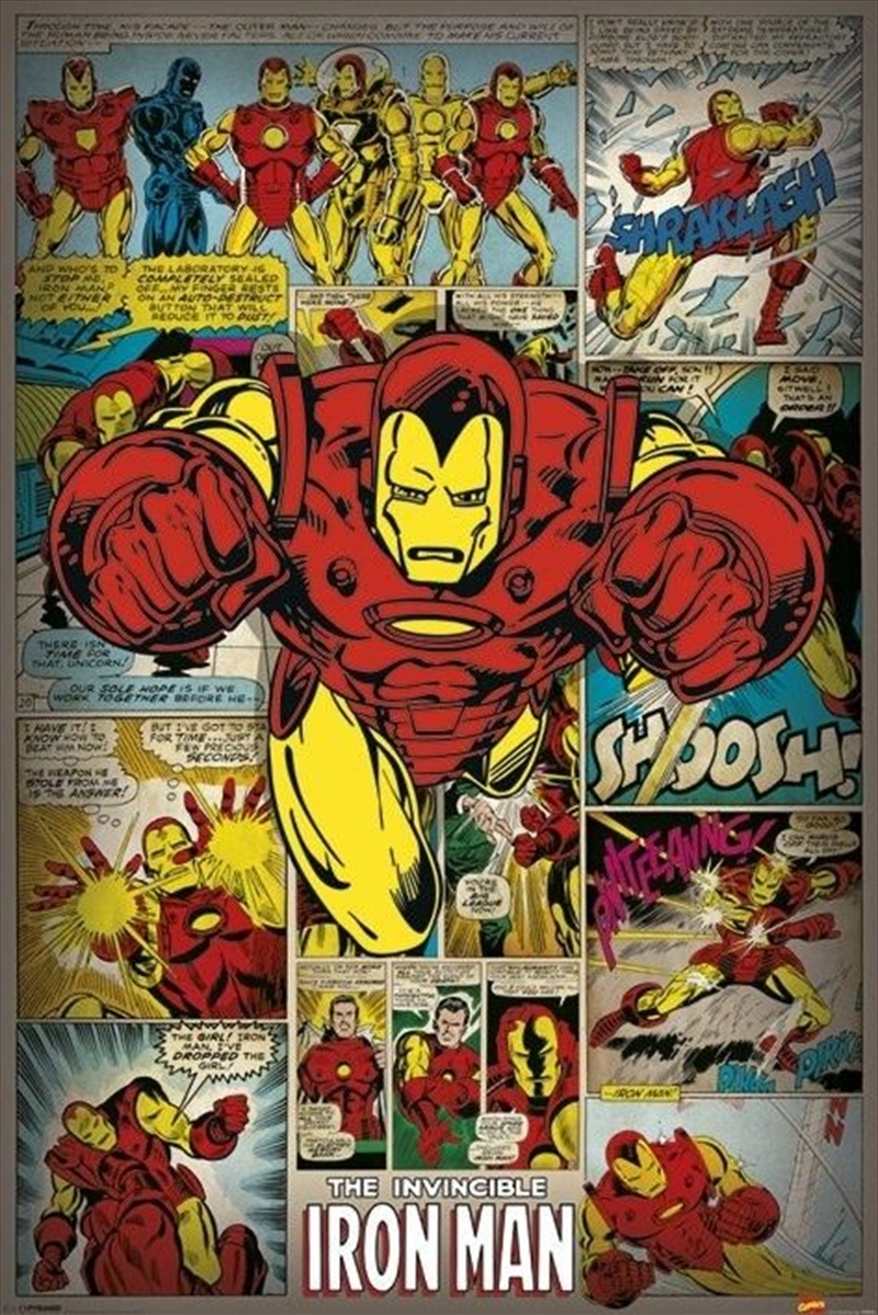 Marvel Comics - Iron Man Retro/Product Detail/Posters & Prints