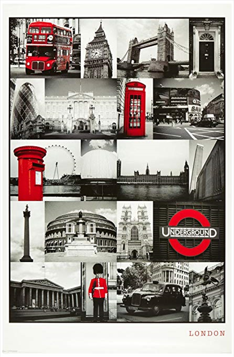 London - Collage/Product Detail/Posters & Prints