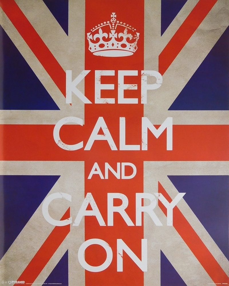 Keep Calm & Carry On - Union Jack/Product Detail/Posters & Prints