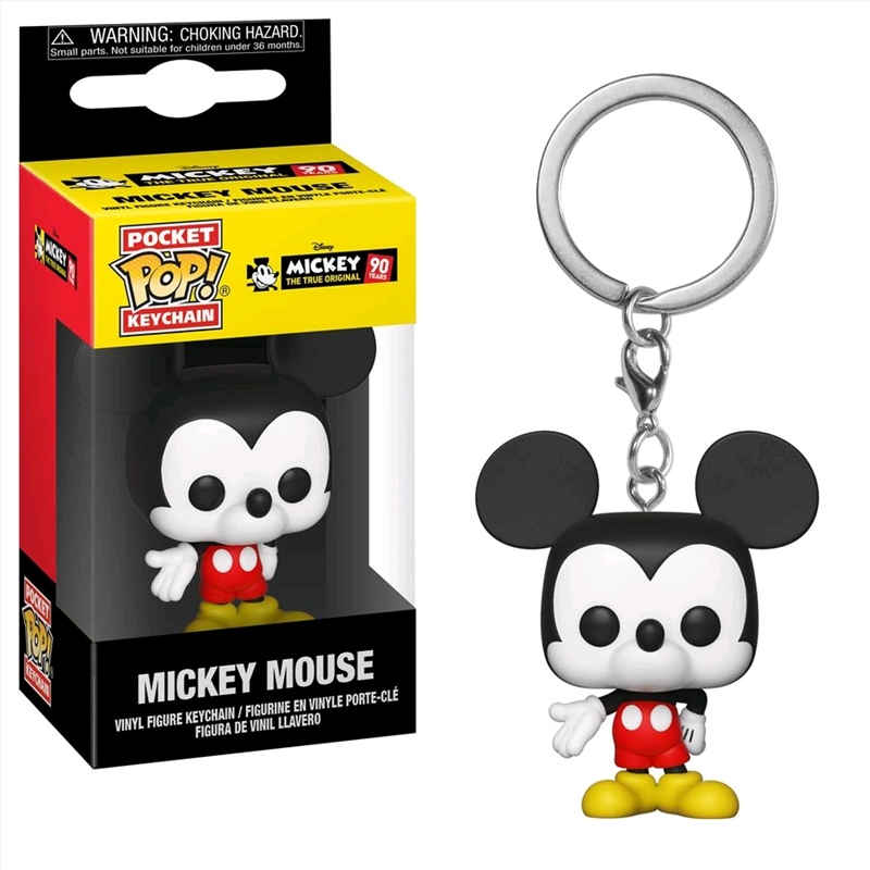 Mickey Mouse - 90th Mickey (New) Pop! Keychain/Product Detail/Keyrings
