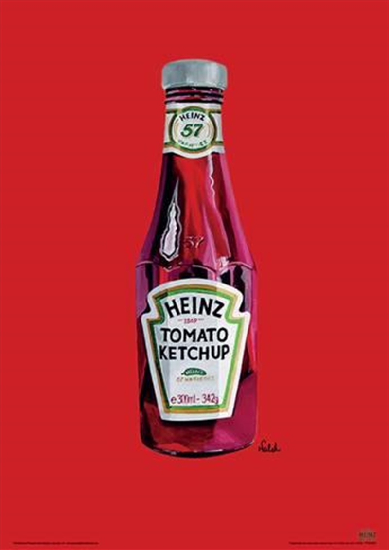 Buy Heinz Ketchup Bottle Poster in Posters Sanity