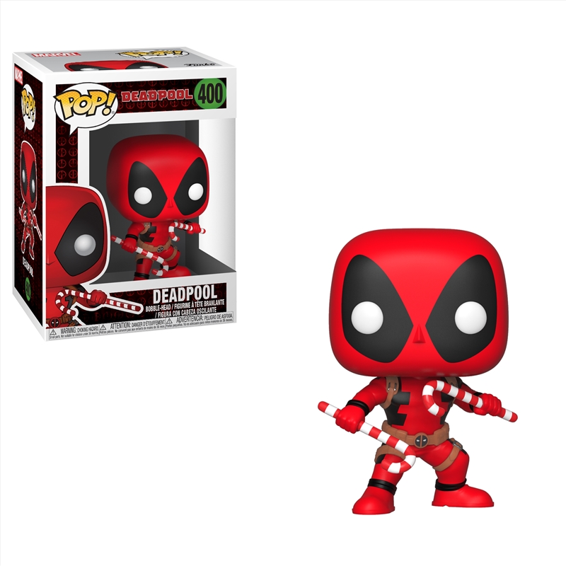 Deadpool - Deadpool w/Candy Canes Pop!/Product Detail/Movies