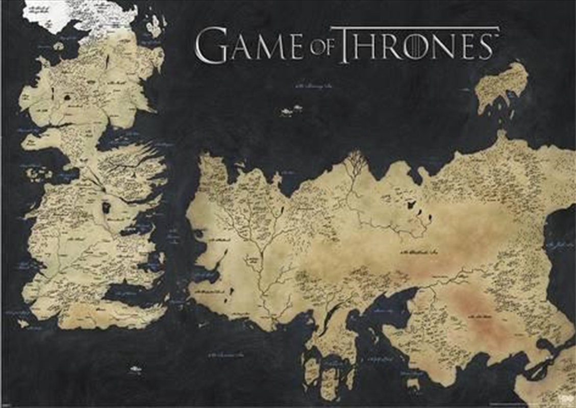 Game Of Thrones - Map Of Westeros/Product Detail/Posters & Prints