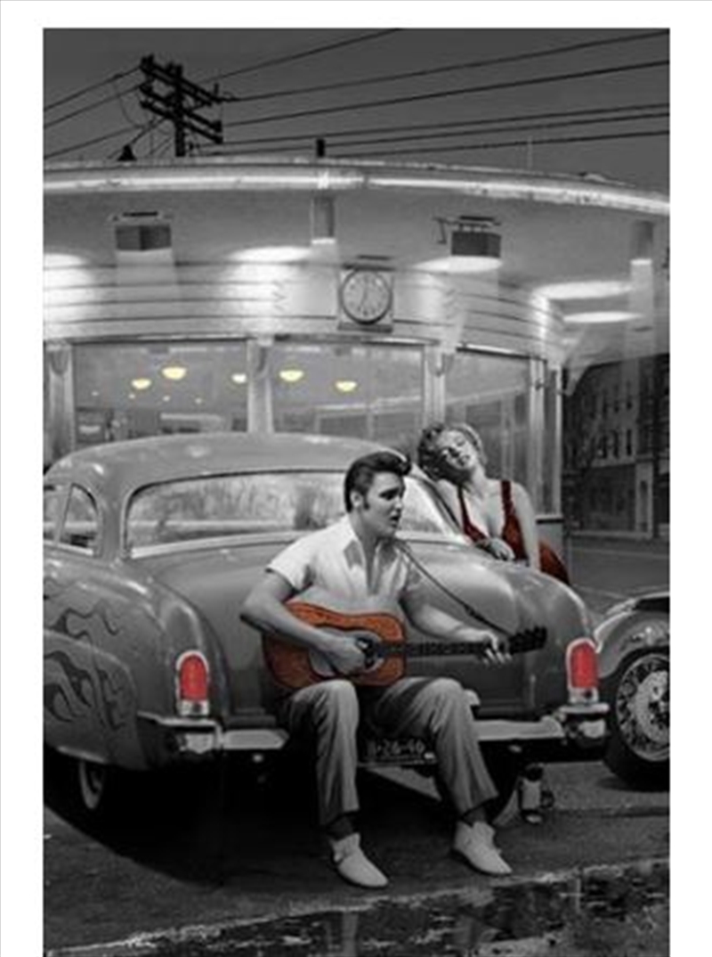 Elvis & Marylin W Car/Product Detail/Posters & Prints