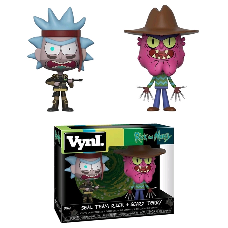 Rick and Morty - SEAL Rick & Scary Terry Vynl./Product Detail/Funko Collections