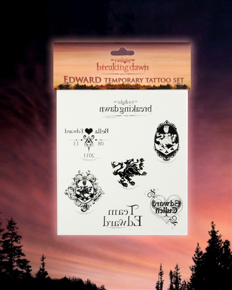 The Twilight Saga: Breaking Dawn - Part 1 - Temporary Tattoo Edward/Product Detail/Novelty & Gifts