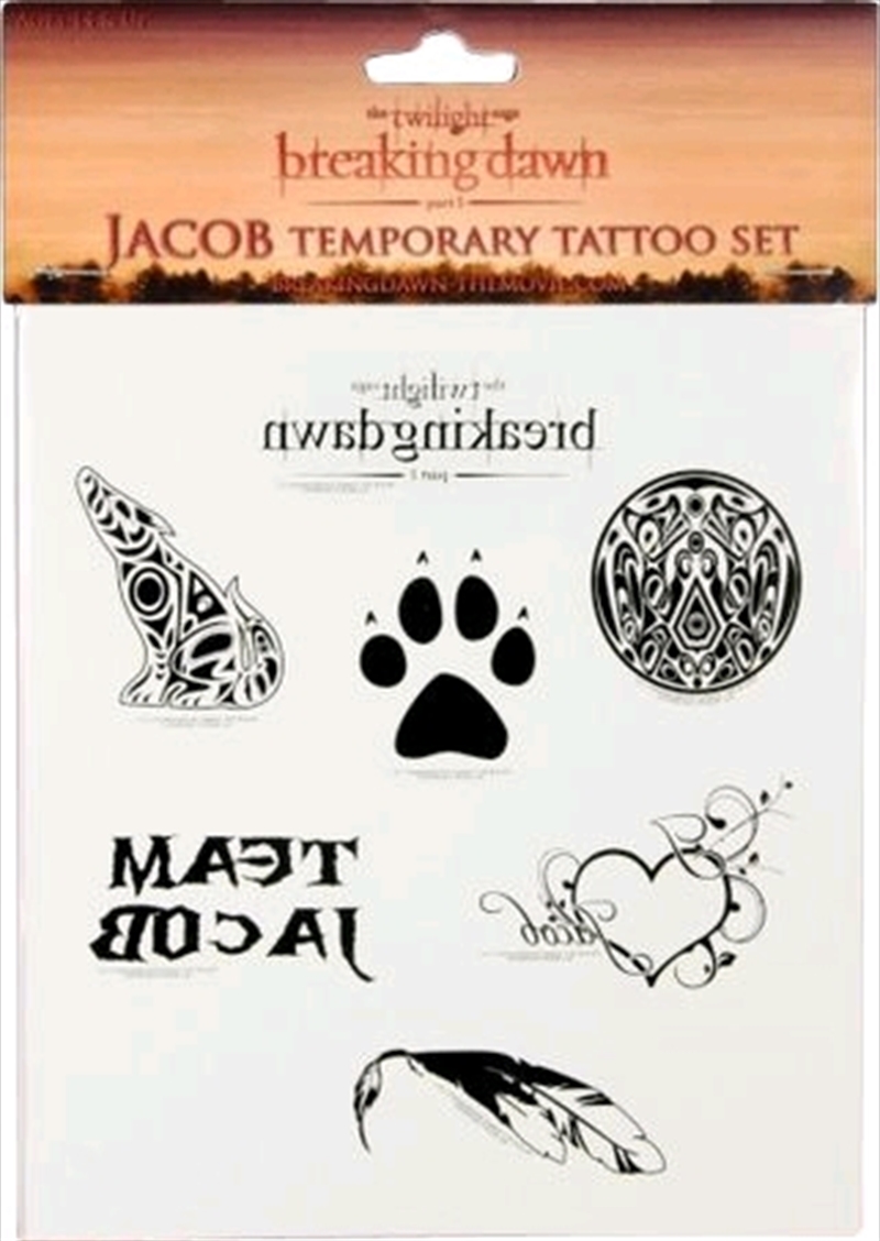 The Twilight Saga: Breaking Dawn - Part 1 - Temporary Tattoo Jacob/Product Detail/Novelty & Gifts