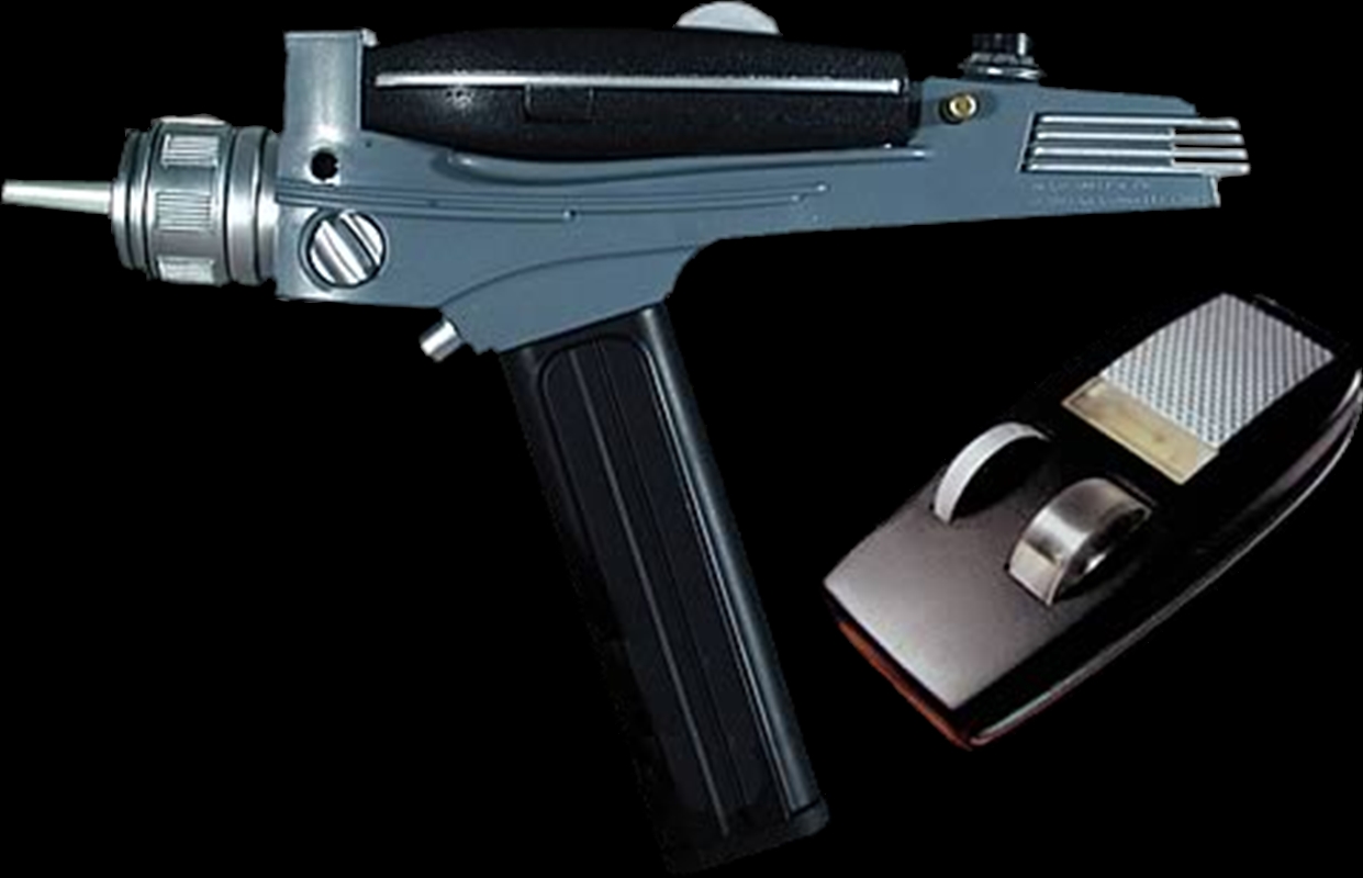Star Trek: The Original Series - Black Handled Phaser/Product Detail/Figurines