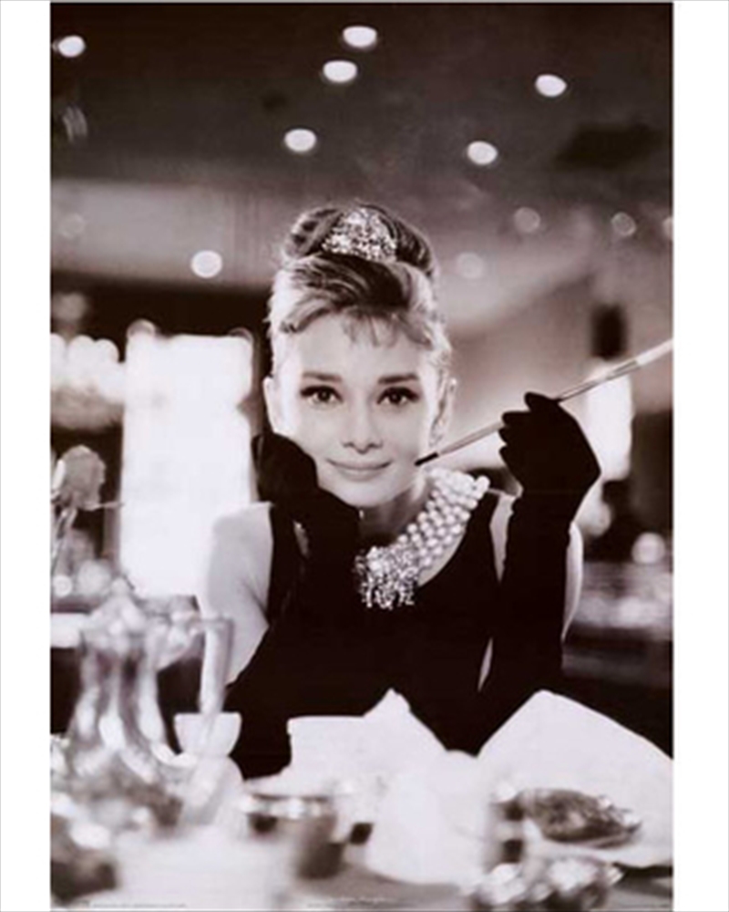 Audrey Hepburn - Bat B&W Vertical/Product Detail/Posters & Prints