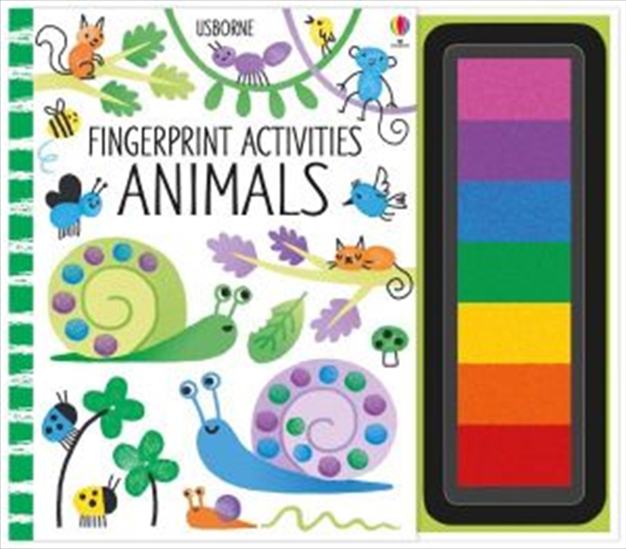 Fingerprint Activities Animals/Product Detail/Kids Colouring