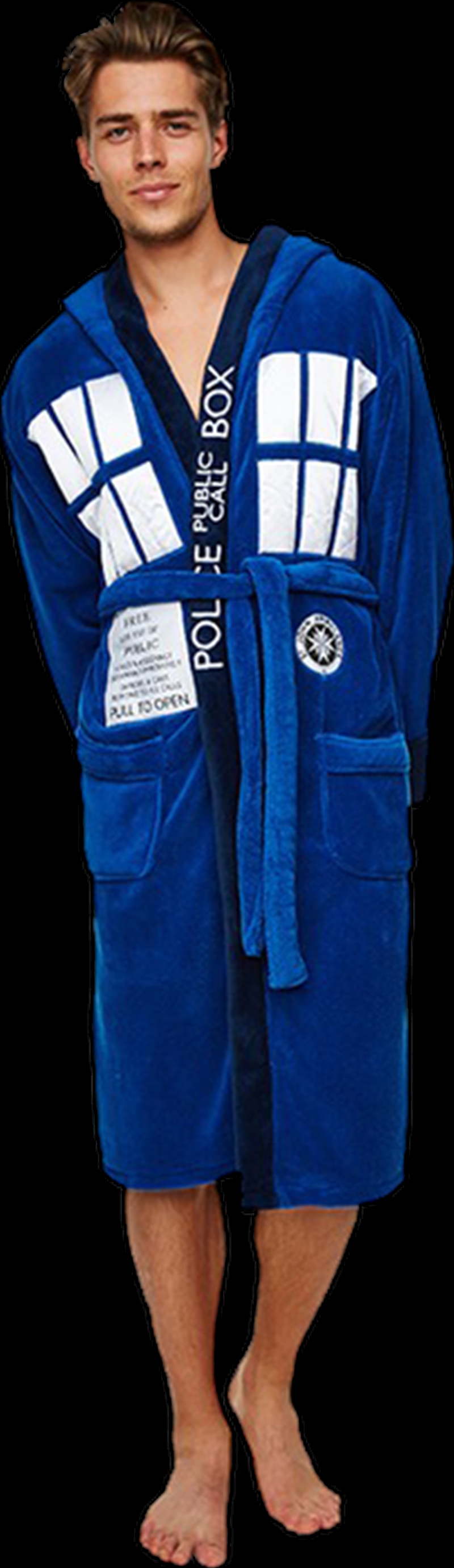Doctor Who - TARDIS Fleece Robe with Hood/Product Detail/Accessories