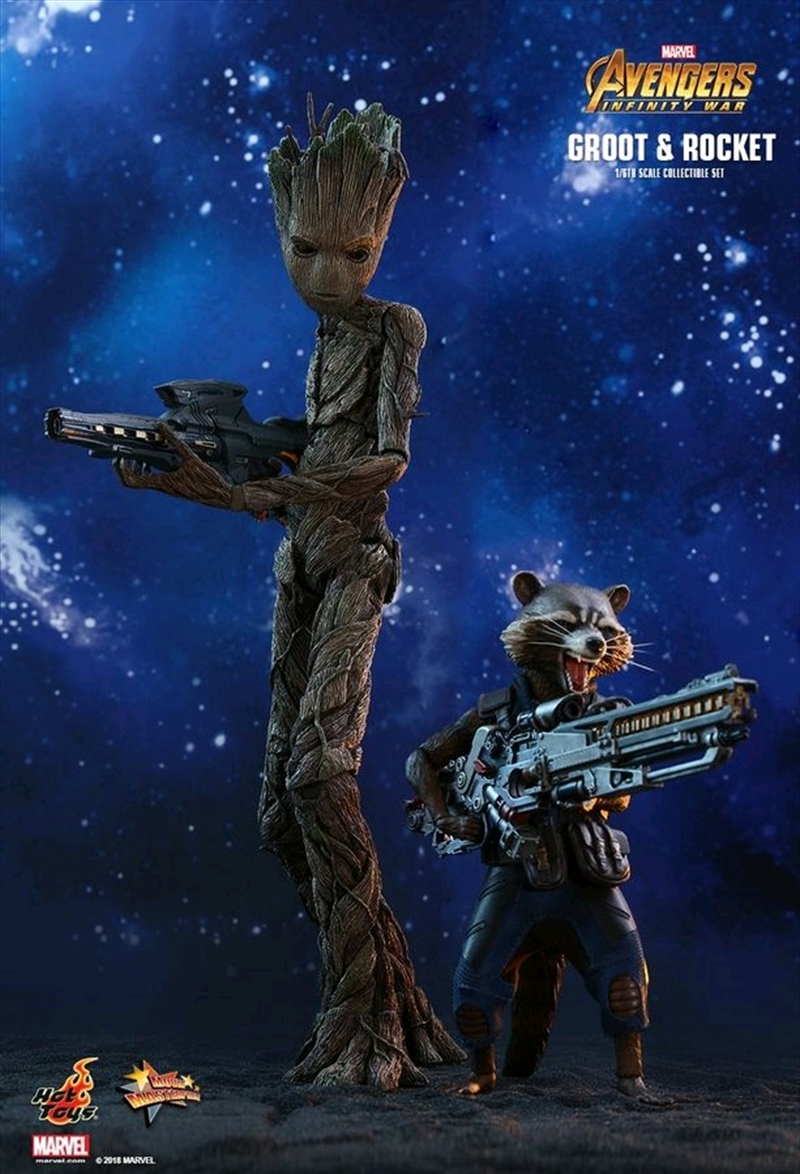 Avengers 3: Infinity War - Groot & Rocket 12" 1:6 Scale Action Figure/Product Detail/Figurines